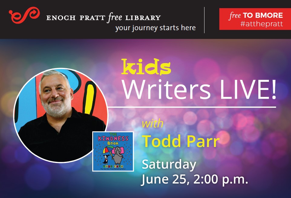Image of hispanic man with a short gray beard next to the words Kids Writers Live
